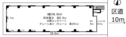 東京都葛飾区小菅の倉庫