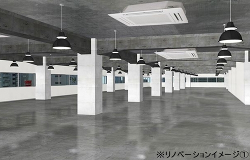 東京都港区海岸の倉庫