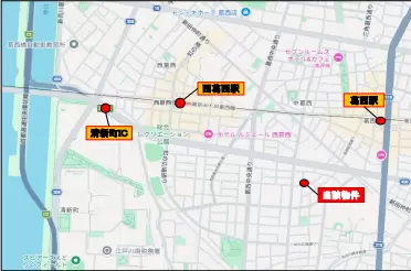 東京都江戸川区中葛西の倉庫