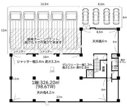 神奈川県横浜市瀬谷区卸本町の倉庫