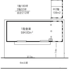 埼玉県川口市赤井の倉庫