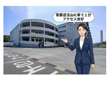 千葉県流山市森のロジスティクスパークの倉庫